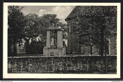 AK Kirchlengern i. W., Am Kriegerdenkmal