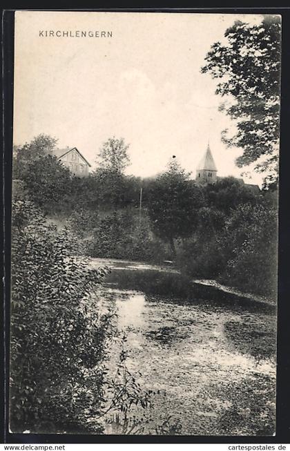 AK Kirchlengern, Partie am Wasser