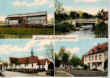 Zarten Kirchzarten Schule Ortsansichten Ladengeschaeft Dreisam