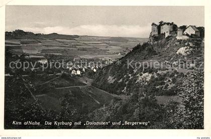 Kirn Nahe Kyrburg Dolomiten Bergerweg