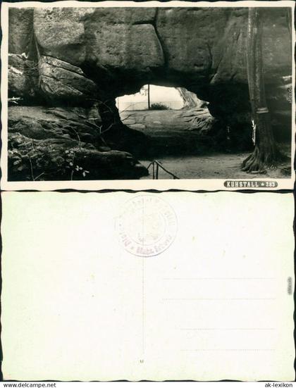 Ansichtskarte Kirnitzschtal Kuhstall, Himmelsleiter - Sächsische Schweiz 1932