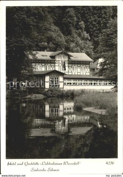 Kirnitzschtal Hotel Gaststaette Lichtenhainer Wasserfall