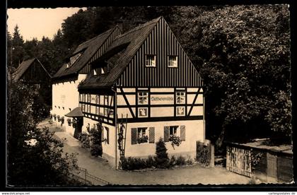 AK Kleinhennersdorf /Sächs. Schweiz, Gasthaus Liethenmühle