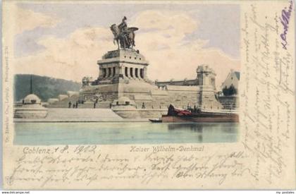Koblenz Rhein Koblenz Kaiser Wilhelm Denkmal