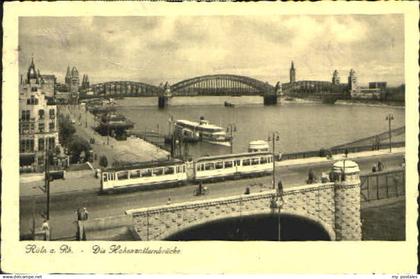Koeln Rhein Koeln Bruecke x 1936