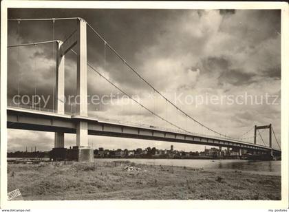 Koeln Rhein Koeln Muehlheimer Haengebruecke