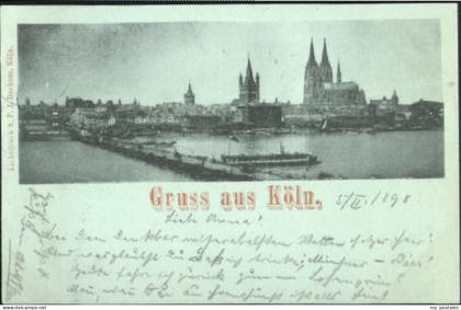 Koeln Rhein Koeln  x 1898