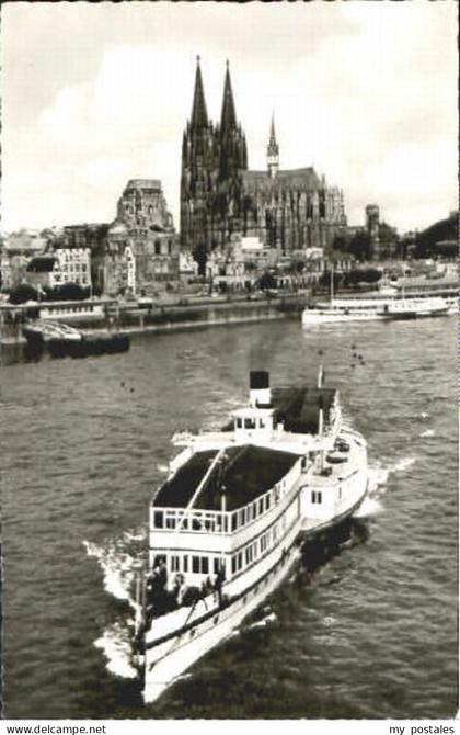 Koeln Rhein Koeln  x 1955