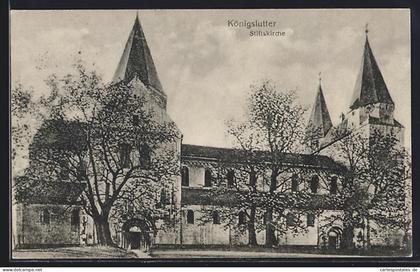 AK Königslutter, Blick auf die Stiftskirche
