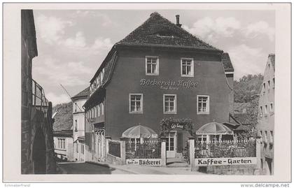 AK Sächsische Schweiz Königstein Bäckerei Kaffee Cafe Loose bei Schandau Rathen Pirna Gohrisch Pfaffendorf Krippen