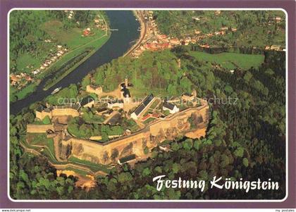 Koenigstein Saechsische Schweiz Sachsen Festung Koenigstein