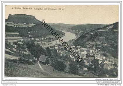 Königstein mit Lilienstein