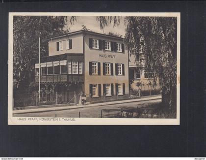 Dt. Reich AK Königstein Haus Pfaff 1941