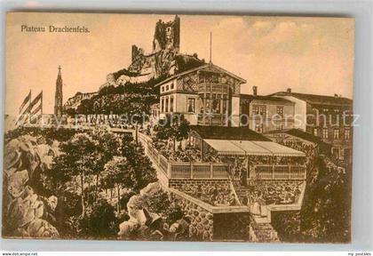 Drachenfels Plateau und Ruine Drachenfels