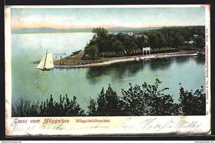 AK Berlin-Köpenick, Gasthaus Müggelschlösschen am Müggelsee