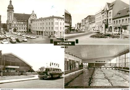 Koethen Anhalt Marktplatz Rathaus Stadthaus Ernst Thaelmann Strasse Sporthalle 2