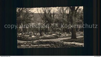 Koethen Anhalt Steingarten im Friedenspark