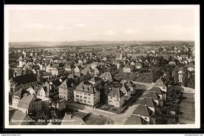 AK Kornwestheim, Ortsansicht vom Wasserturm