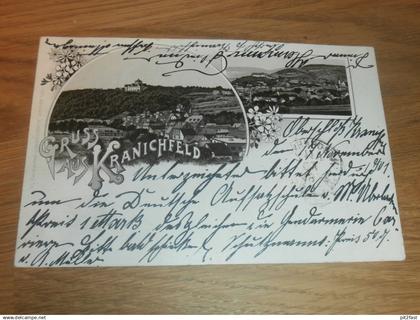 alte AK  - Kranichfeld , 1901 , Litho , Ansichtskarte !!