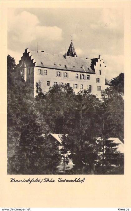 Kranichfeld / Thür. - Unterschloß gel.1954