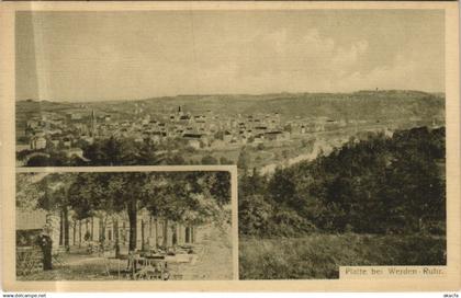 CPA WERDEN Platte bei Werden - Panorama - Strassenpartie GERMANY (1163049)