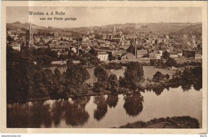 CPA WERDEN von der Platte Gesehen GERMANY (1163045)