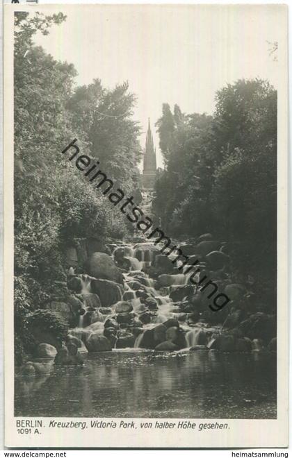 Berlin-Kreuzberg - Victoria-Park - Wasserfall - Verlag Ludwig Walter Berlin