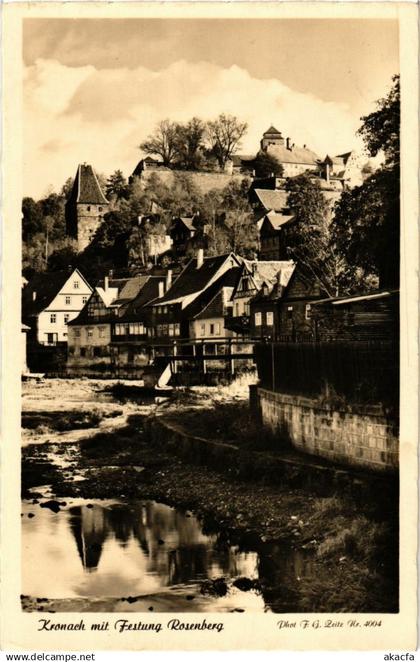CPA Kronach - Kronach mit Festung Rosenberg GERMANY (917853)