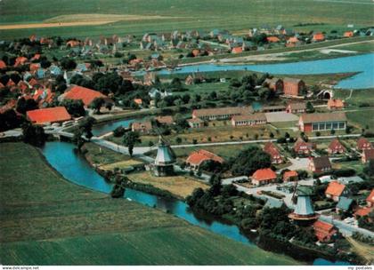 Greetsiel Krummhoern Aurich Niedersachsen Fliegeraufnahme