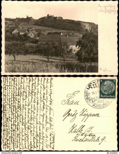 Ansichtskarte Kusel Remigiusberg mit Propsteikirche 1936