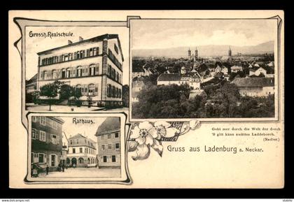 ALLEMAGNE - LADENBURG - GROSS REALSCHULE - RATHAUS