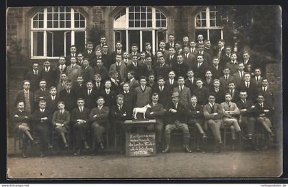 Foto-AK Ladenburg, Landw. Winterschule 1925 /26