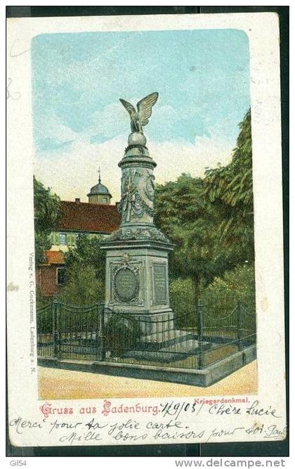 Gruss aus Ladenburg   kriegerdenkmal- TF107
