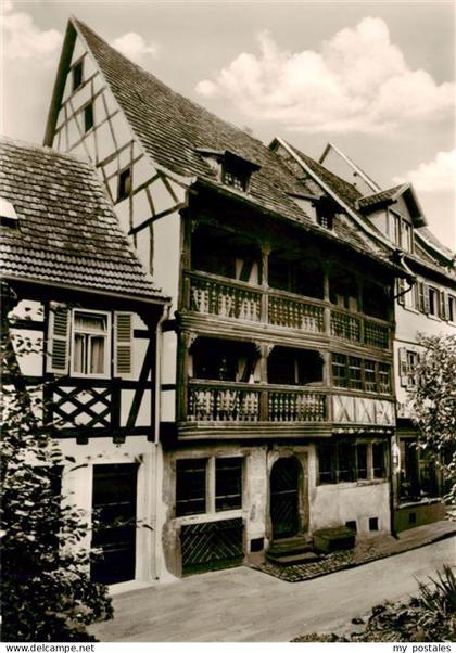 Ladenburg Renaissancehaus Fachwerk Balkon Altstadt Neckar Holzbalkon