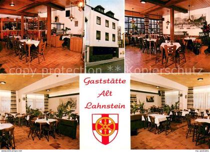 Lahnstein Rheinland-Pfalz Gaststaette Alt Lahnstein Gastraeume