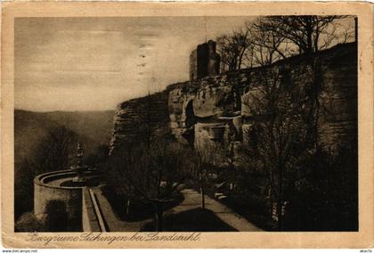 CPA LANDSTUHL - Burgruine Sickingen bei LANDSTUHL GERMANY (914147)