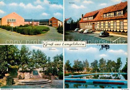 Langelsheim Neue Schule Rathaus Ehrenmal Schwimmbad