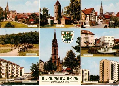 Langen Hessen Altstadt Spitzer Turm Sterzbach Am Paddelteich Oberlinden Forstrin