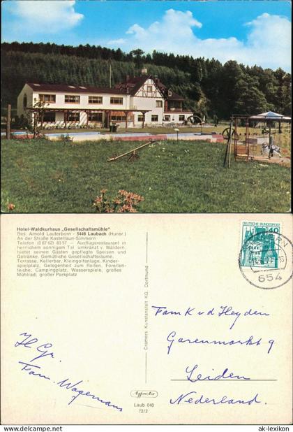 Ansichtskarte Laubach (Hessen) Hotel Waldkurhaus Gesellschaftsmühle 1972