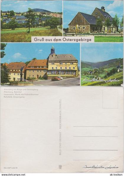 Rehefeld-Altenberg (Erzgebirge)  Altenberg, Lauenstein, Rehefeld 1976