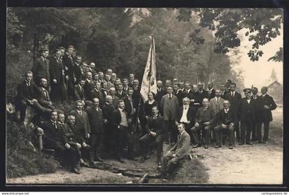 Foto-AK Lauingen, Liederkranz Lauingen 1923