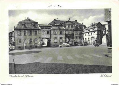 Eisenbach Vogelsbergkreis Lauterbach Hessen Hohhaus Barockgebaeude Torbogen Plat