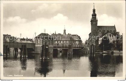 Leer Ostfriesland Rathaus Bruecke