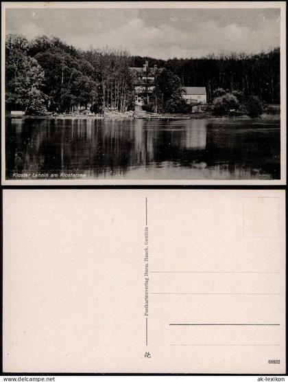 Ansichtskarte Lehnin-Kloster Lehnin Kurhaus am Klostersee 1934