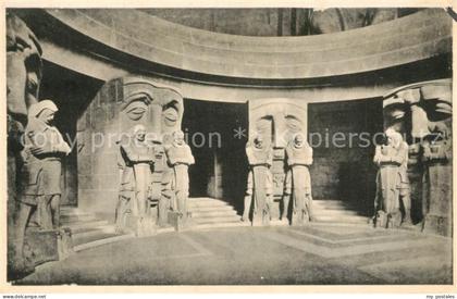 LEIPZIG Sachsen Voelkerschlachtdenkmal Statuen