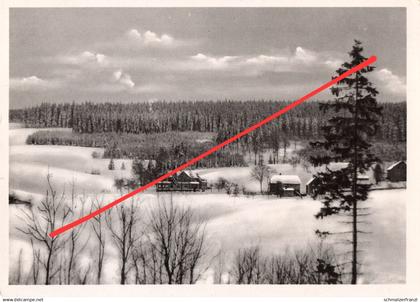 AK Lengefeld Vorwerk Gasthof a Rauenstein Kalkwerk Lauterbach Wünschendorf Hilmersdorf Marienberg Winter Erzgebirge DDR