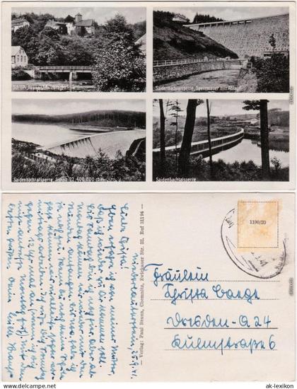 Rauenstein-Lengefeld (Erzgebirge) 4 Bild: Stadt und Saidenbachtalsperre 1941