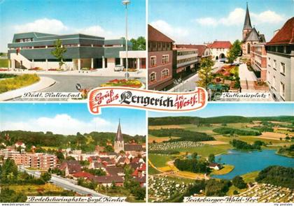 Lengerich Westfalen Hallenbad Rathausplatz Kirche Teutoburger Wald See Fliegerau