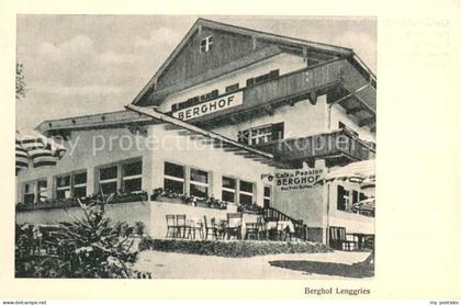 Lenggries Berghof Lenggries Aussenansicht