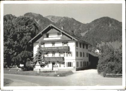 Lenggries gestempelt Lenggries Gasthof  x 1957